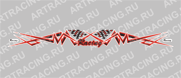 наклейка "Тату"(Racing), цветная