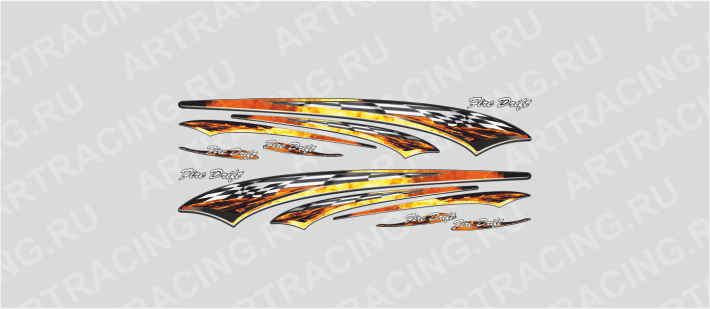 набор брызг 500*100 "Fire Drift"