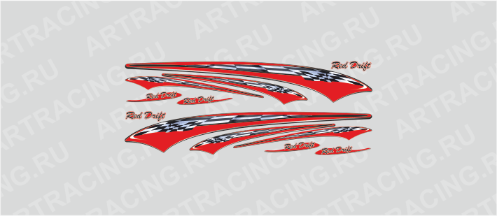 набор брызг 500*100 "Red Drift"