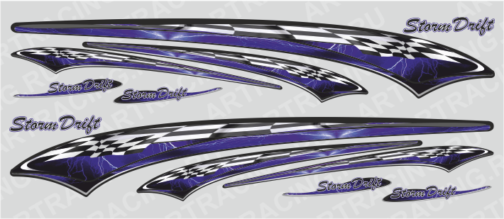 набор брызг 1500*300 "Storm Drift"