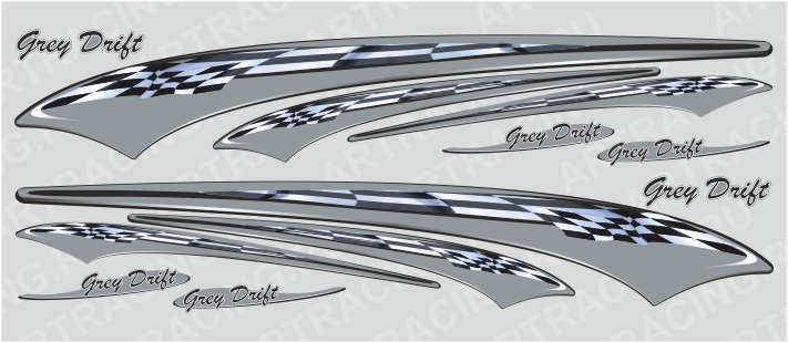 набор брызг 1500*300 "Grey Drift"