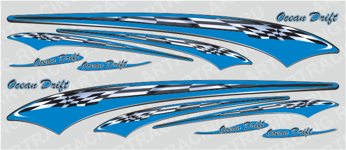 набор брызг 1500*300 "Ocean Drift"