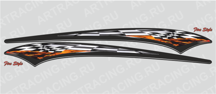 набор брызг 1500*300 "Fire Style "