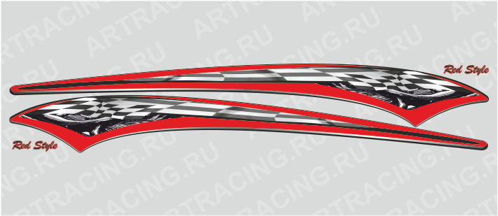 набор брызг 1500*300 "Red Style "