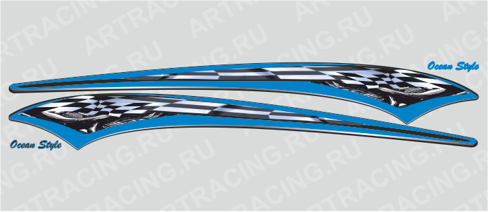 набор брызг 1500*300 "Ocean Style "