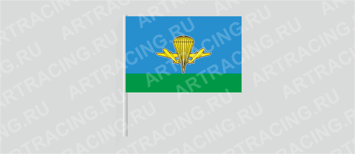 Флаг (ткань) , ВС "ВДВ российский (эмблема)", 700*450