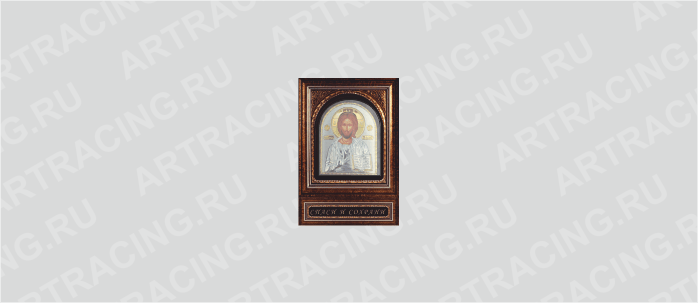 Наклейка полимерная 30*40 "Икона (Иисус Христос)"